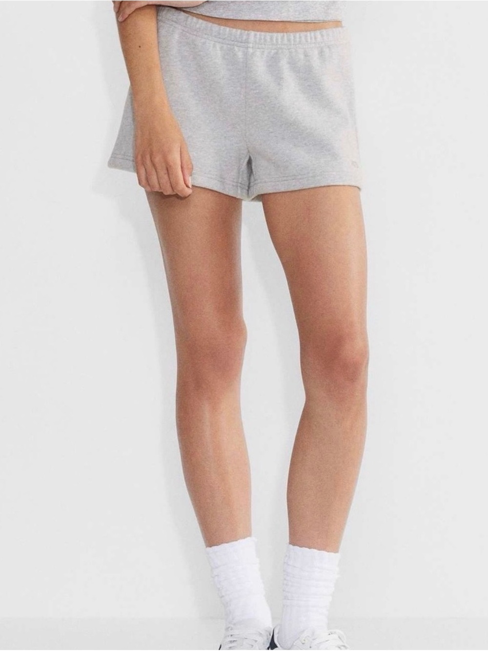 TNA Light Gray Athletic Lounge Shorts
